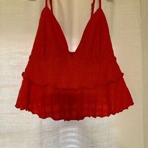 Red Women's Top